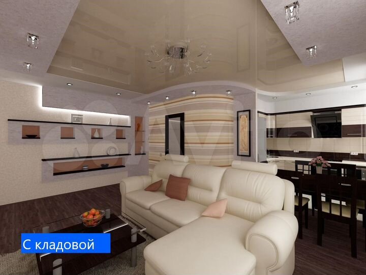 2-к. квартира, 64,8 м², 2/17 эт.