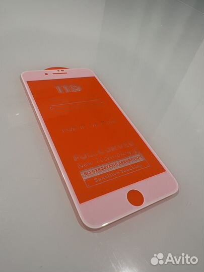 Защитное стекло на iPhone 7/8 plus новое