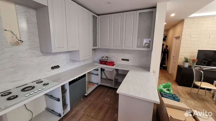 Изготовление кухонных столешниц из акрила