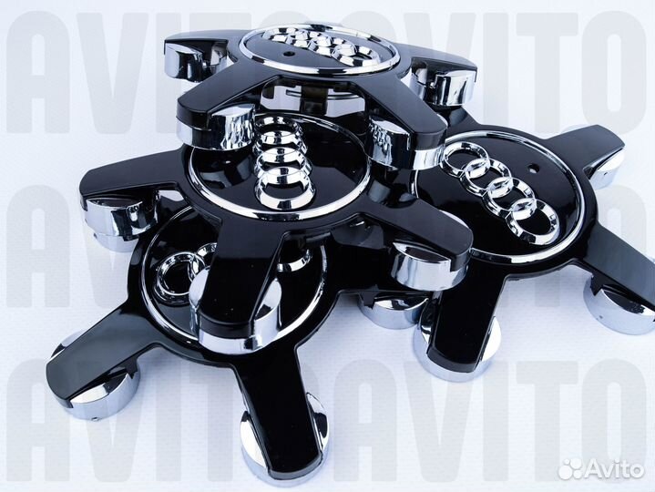 Колпачки литых дисков Audi (Комплект 4 шт.)