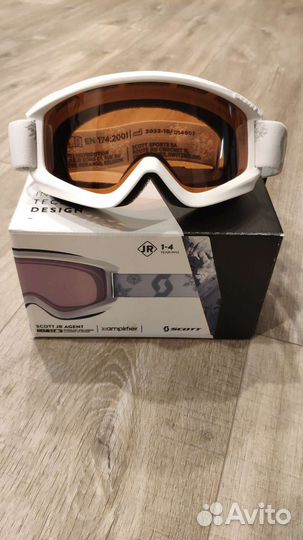 Горнолыжная маска Scott Jr Agent whitegrey