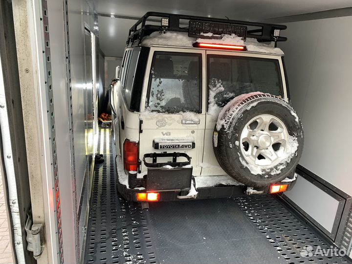 Крытый эвакуатор,закрытый автовоз Россия Европа