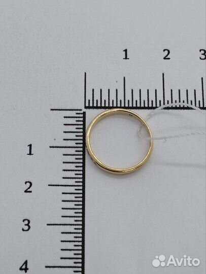 Золотое обручальное кольцо Бриллиант 14,5р (14500)