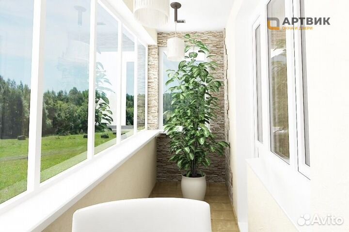 Балконы и Лоджии в Туле от компании Артвик