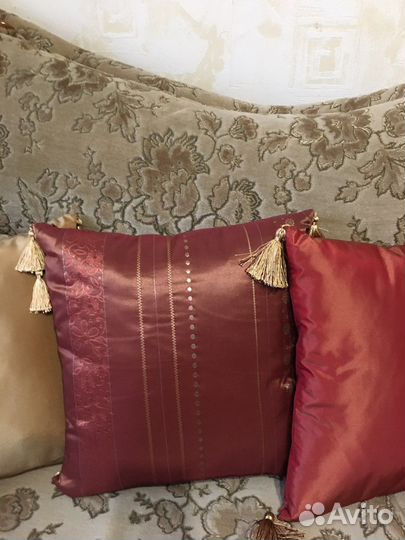 Наволочки декоративные с кисточками бу