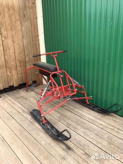 Лыжный модуль для мотобуксировщика