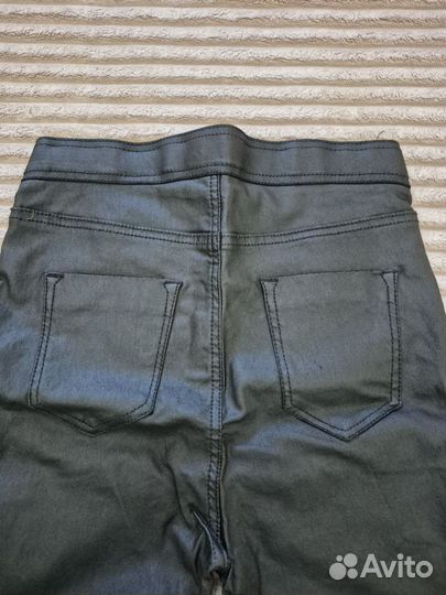 Брюки из экокожи