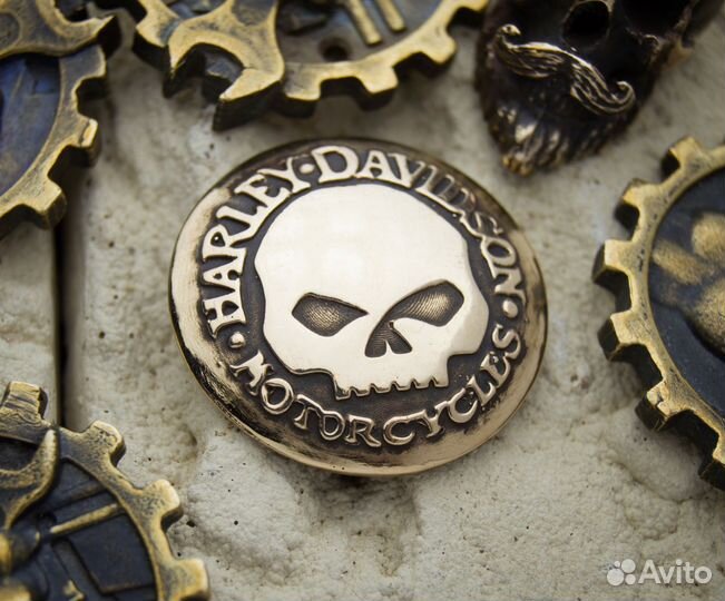 Значок кончо знак Harley Davidson