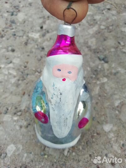 Игрушка ёлочная дедушка мороз