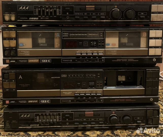 Кассетная дека вега 122