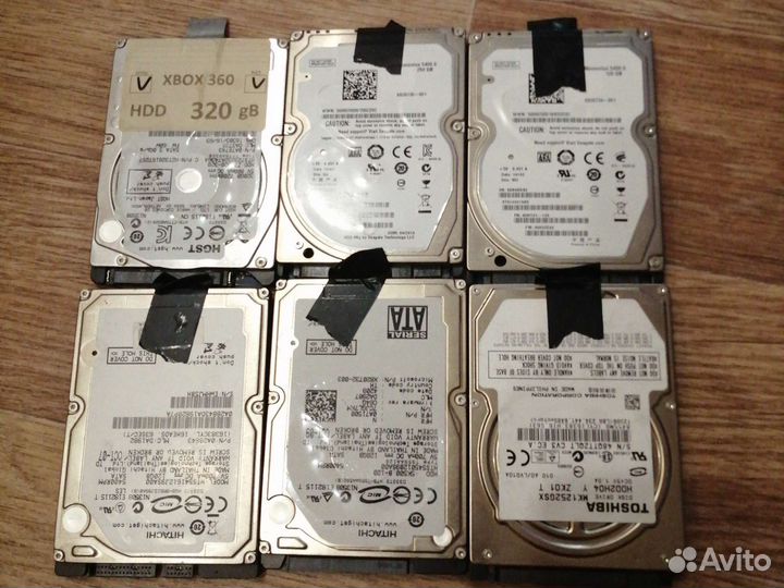 Жесткий диск для ноутбука 120, 250, 320 gb