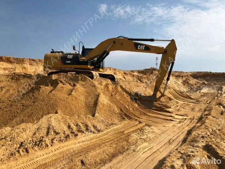 Песок с карьера/песок мытый доставка 5-30 тонн