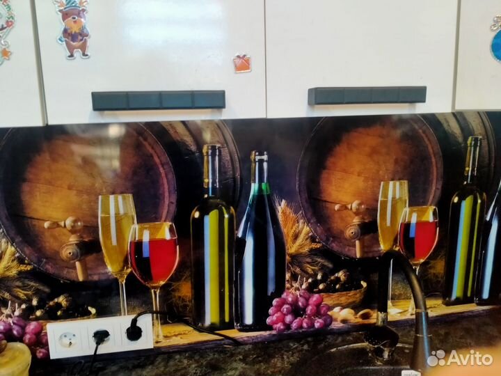 Кухонный фартук из пластика