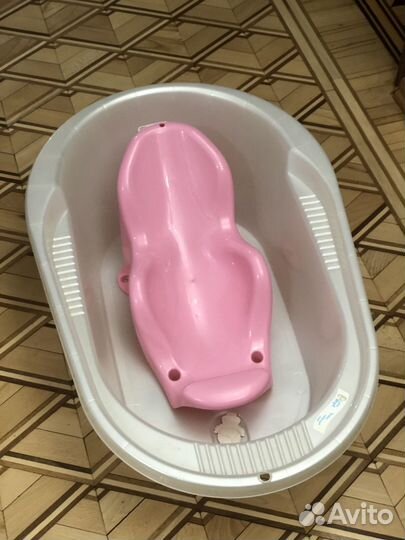 Ванночка для купания с горкой