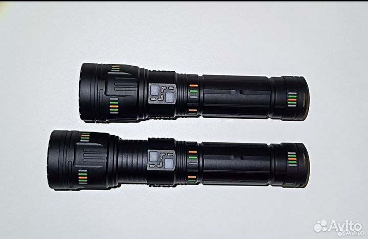 Фонарь самый мощный, дальнобойный, белый лазер