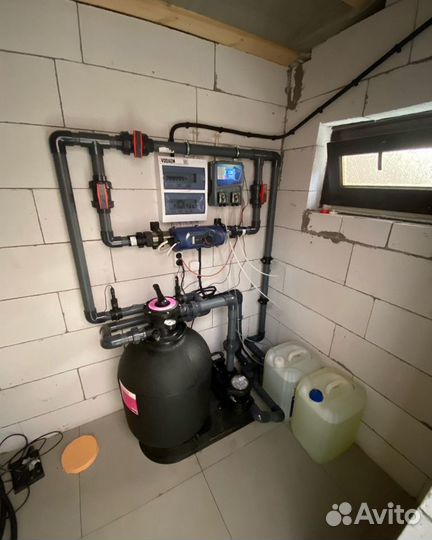 Монтаж оборудования для бассейнов