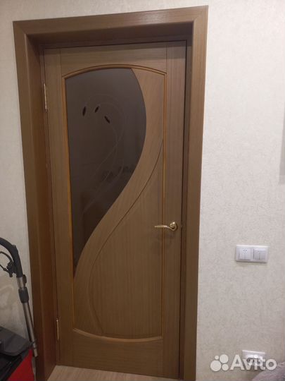 Дверь с коробкой и обналичниками