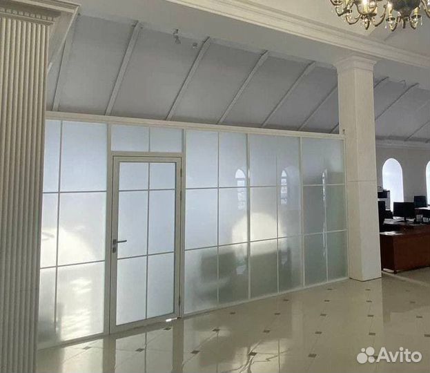 Офисные, стеклянные перегородки