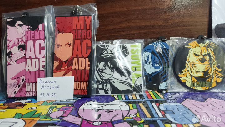 Моя геройская академия мерч (7 разных фото)