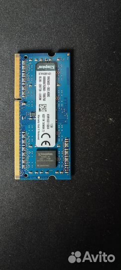 Оперативная память ddr3 для ноутбука 4gb