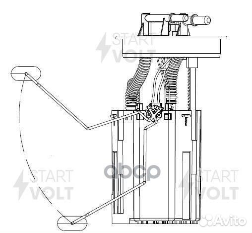 Модуль топливного насоса для а/м Chery M11 (10