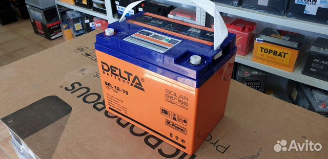 Гелевый Аккумулятор 75ач 12-75