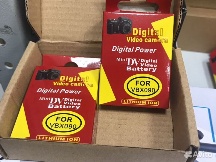 2шт Аккумулятор pentax D-LI92, Panasonic VW-VBX090