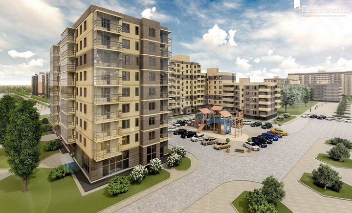 2-к. квартира, 54,4 м², 2/10 эт.