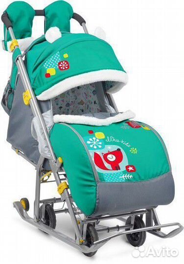 Санки коляска ника кидс