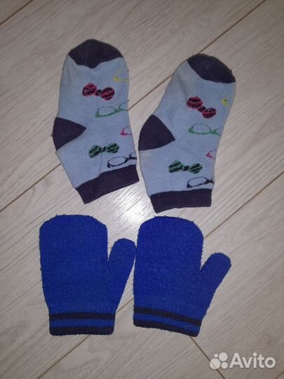 Носки варежки детские