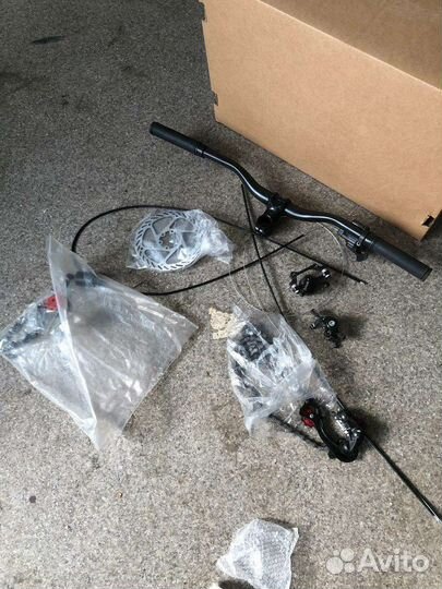 Руль,тормоза,монетки Shimano