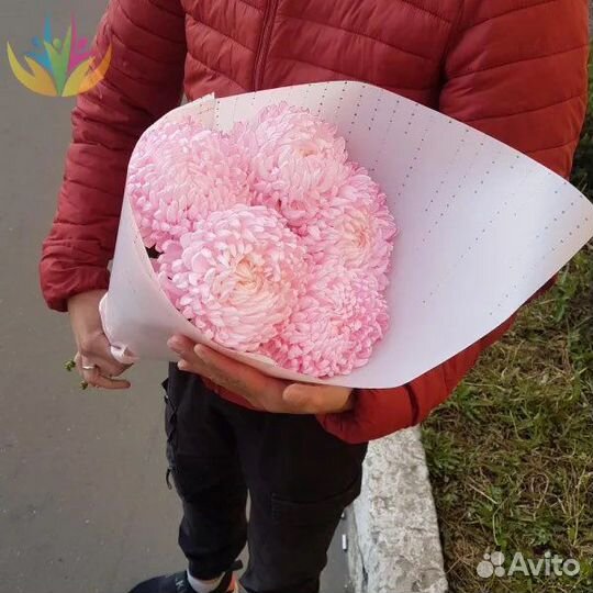 Букет из хризантем 11 21 31 41 51 101