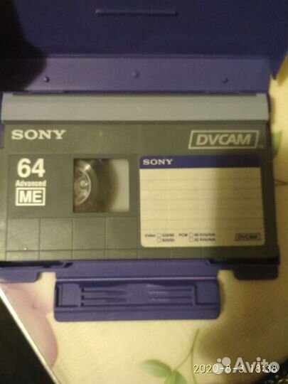 Видеокассета Sony dvcam 64