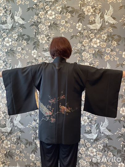 Винтажное кимоно хаори. Япония