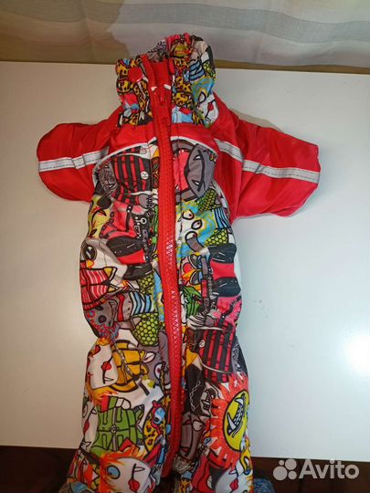 Зимний собачий комбинезон, одежда для собаки зима