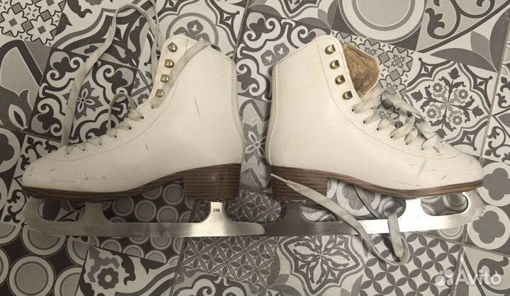 Коньки фигурные 37 размер утепленные