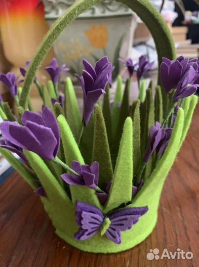 Корзинка из фетра