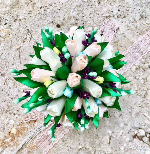 Свадебные вечные букеты