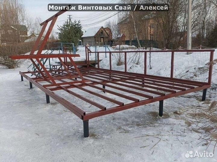 Винтовой фундамент