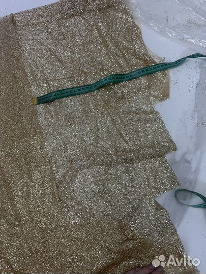 Ткань фатин с глитером