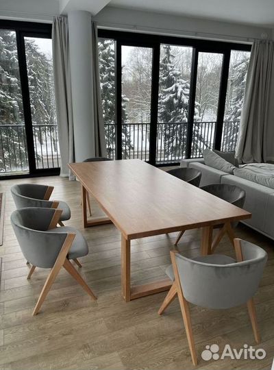 Стол кухонный, деревянное подстолье