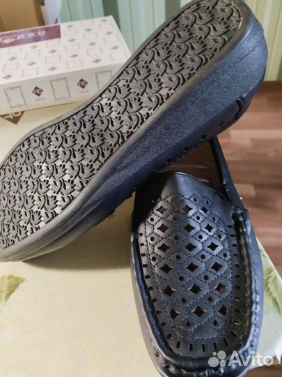 Женские кожаные туфли 41 размер