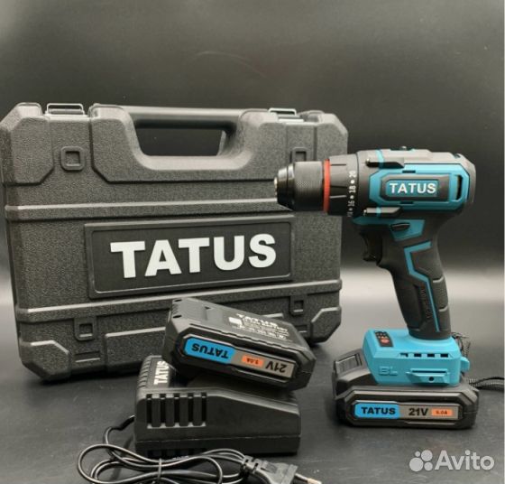 Аккум. Шуруповерт tatus 21V-5A бесщеточный Гаранти