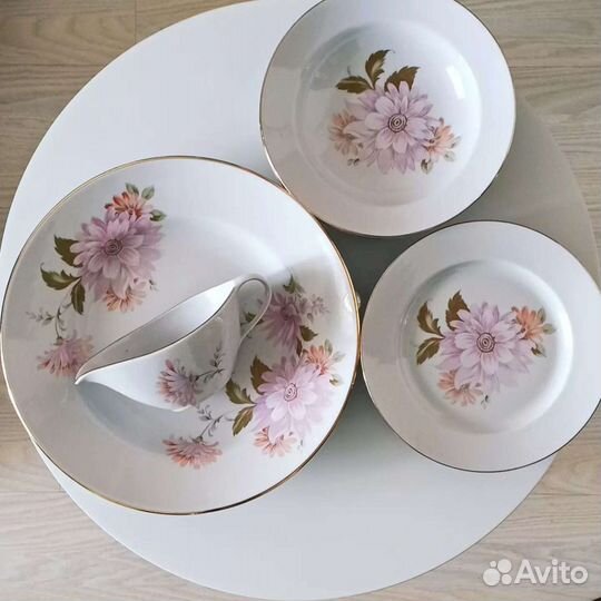 Винтаж СССР Сервиз столовый юфз/неполный