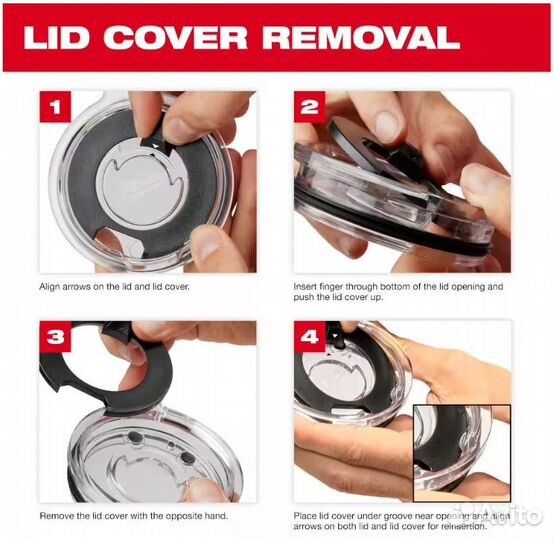 Термокружка packout milwaukee 0.887л 30oz