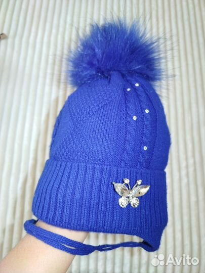 Шапка зимняя для девочки