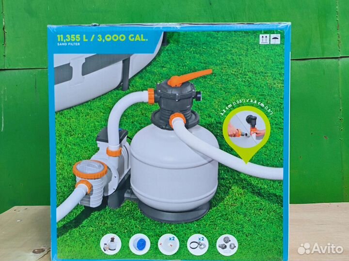 Песочный фильтр для бассейна 11355л/ч Bestway58486