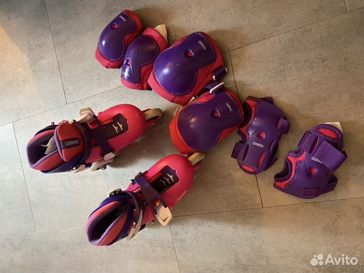 Роликовые коньки детские раздвижные