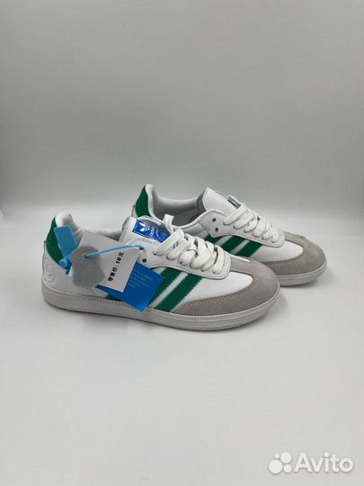 Adidas Samba Бело-зеленый