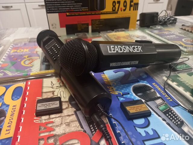 Микрофон караоке Leadsinger видео + 17 картриджей объявление продам